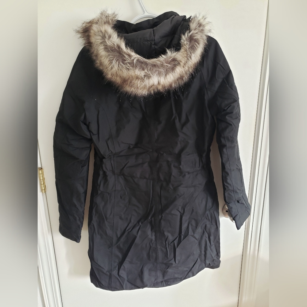 Northface parka with fur hood (size small)
